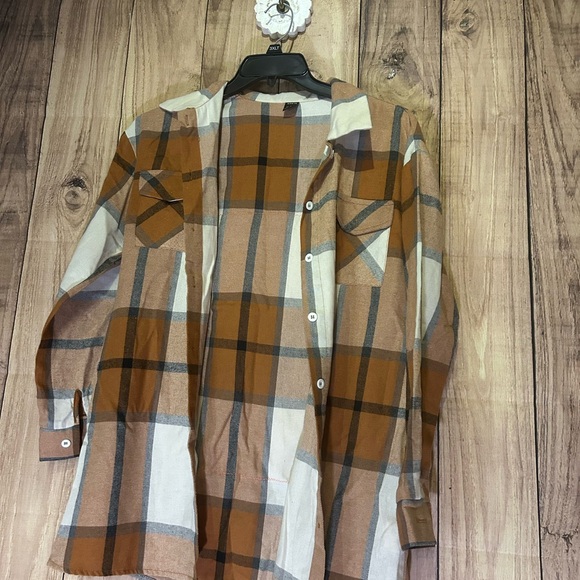 NWT UpCycled Graphic Flannel Fender Graphic Flannel size Medium - Picture 2 of 8